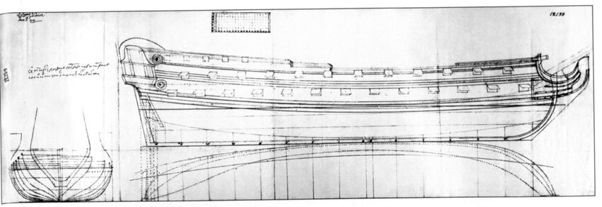 Какой из кораблей воронежской верфи был построен не по чертежам петра 1