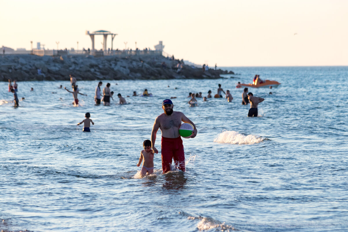 Пляжи дербента на каспийском море фото