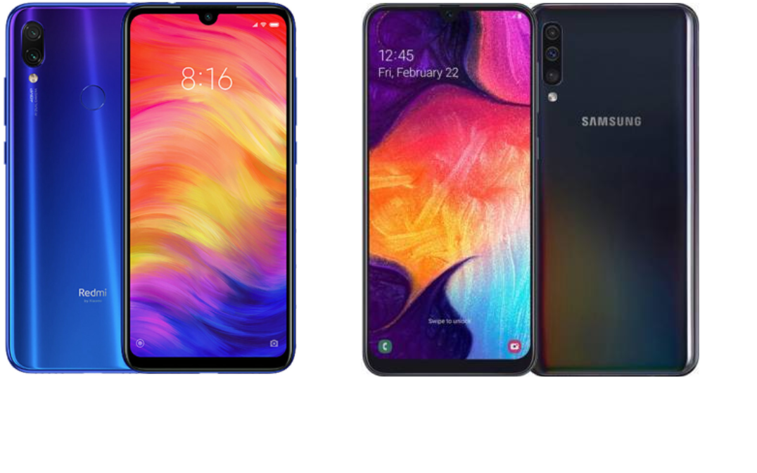 Xiaomi Redmi Note 7 4   vs   Sumsung Galaxy A50