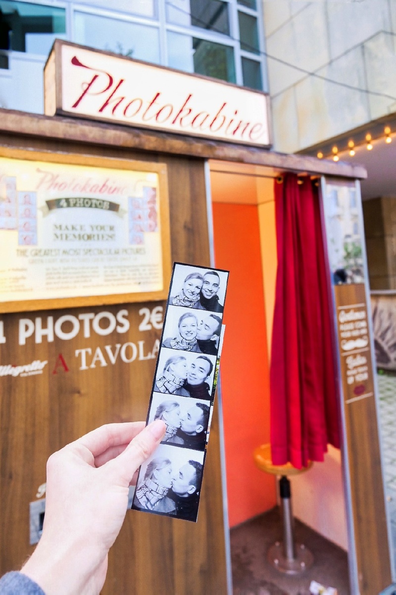 В Берлине полно фото-будок. Не проходите мимо, такая фотография-отличный сувенир на память!  #rosenhöfe