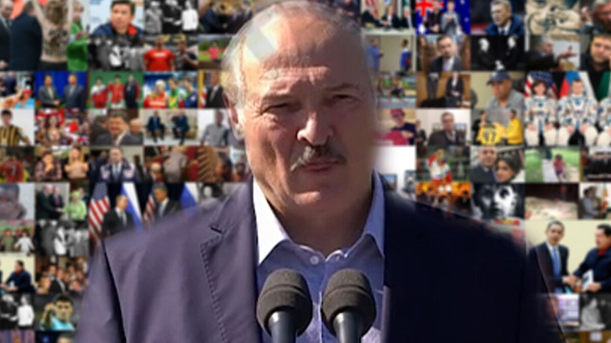 Лукашенко облизывает губы от стресса во время выступления
