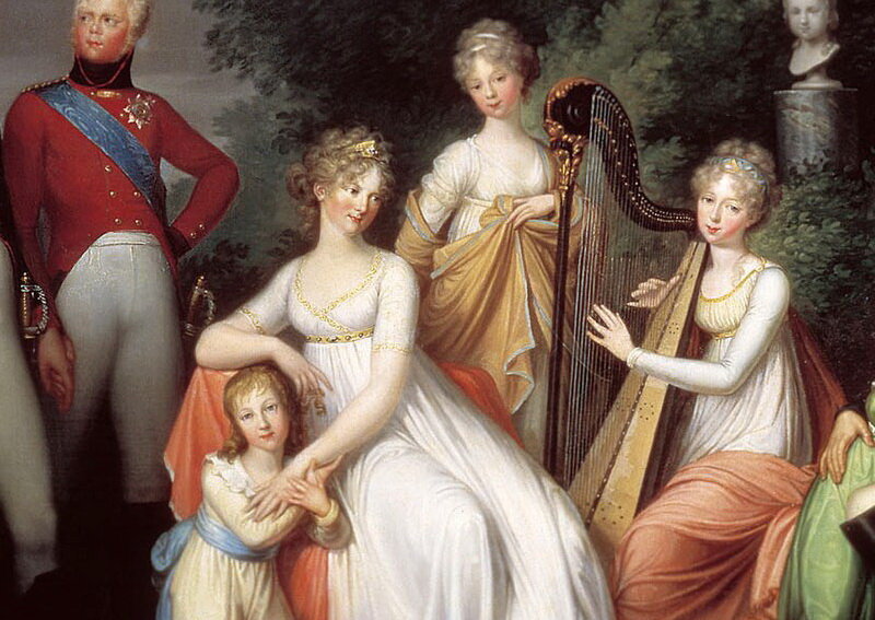 Екатерина Павловна в желтой шали