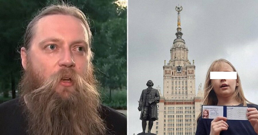 Алиса Теплякова и отец / Мой коллаж с изображением фотоматериалов газеты "Московский комсомолец"