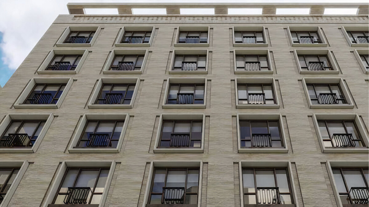 Боковой фасад клубного дома