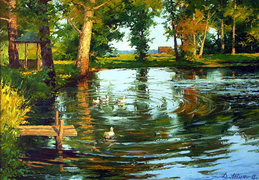 Художник Дмитрий Лёвин.