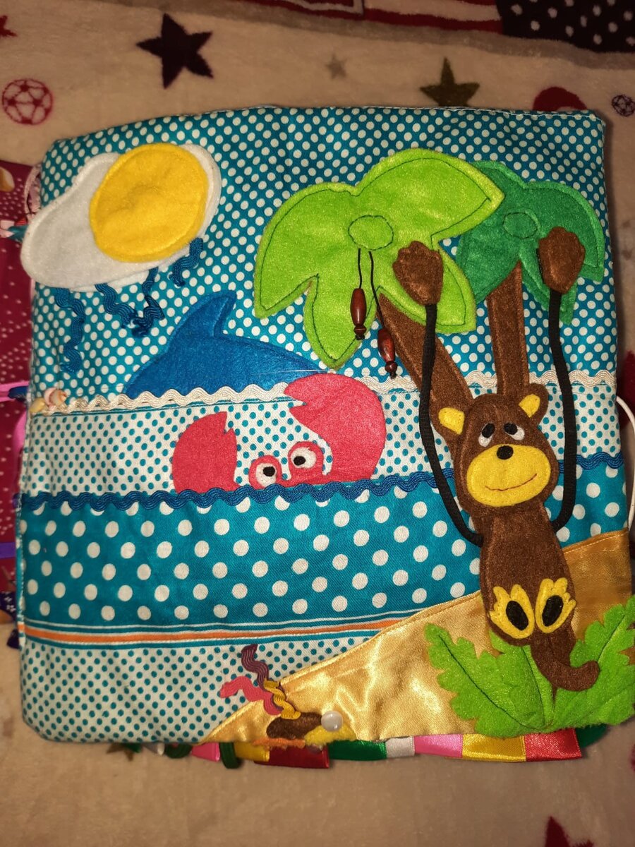 Обзор мягкой книжки, сшитой своими руками. Часть 2. Страница 7