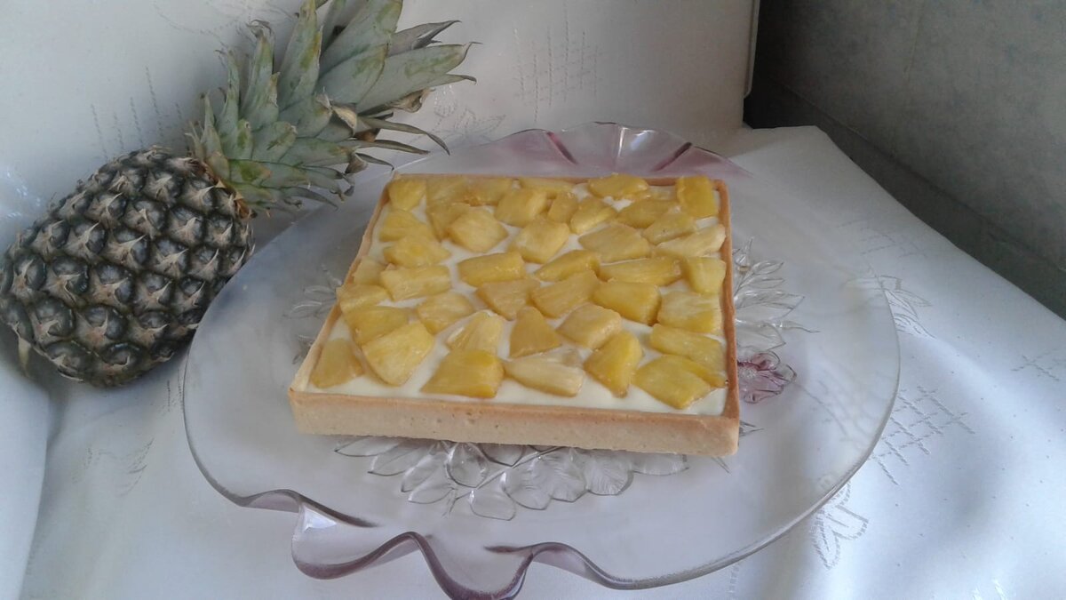 Тарт ананас-манго