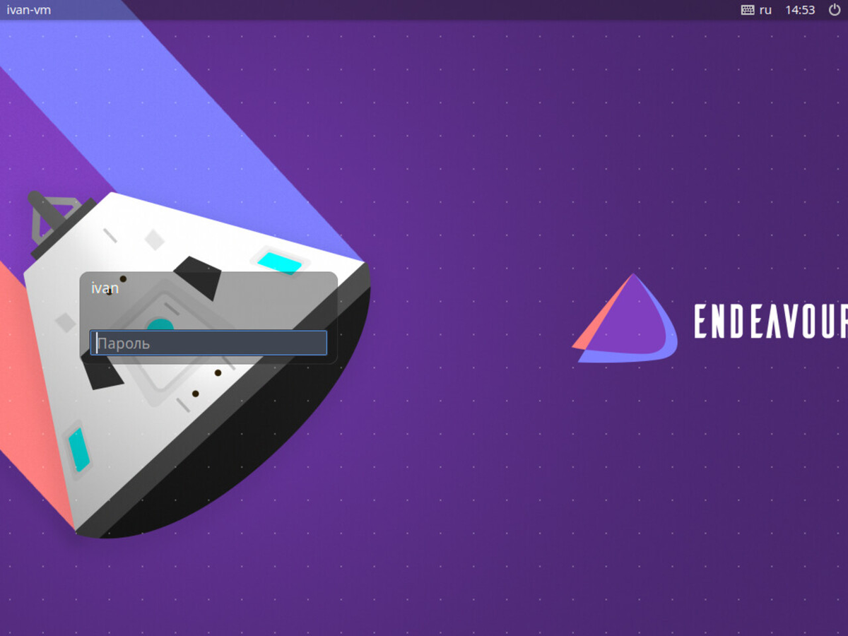 Экран входа