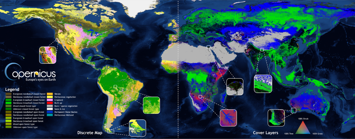 Copernicus eu. Land Cover. Global Cover. Covers карта. Map Cover.