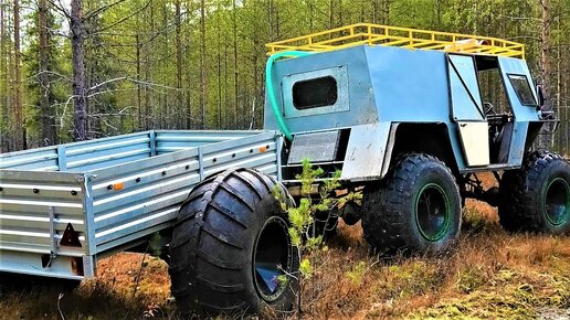 Новый, Мега прицеп, Пробираюсь по тайге за тоннами спрятанного металла.