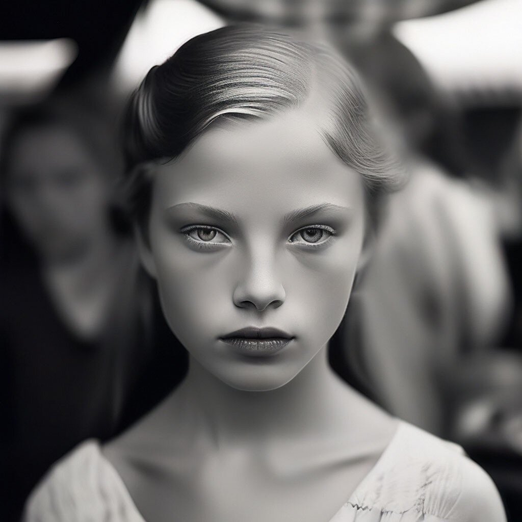 Девочка из 50х годов.