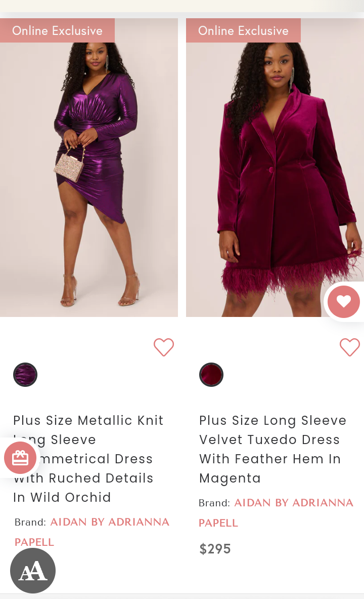 Скрин с сайта бренда