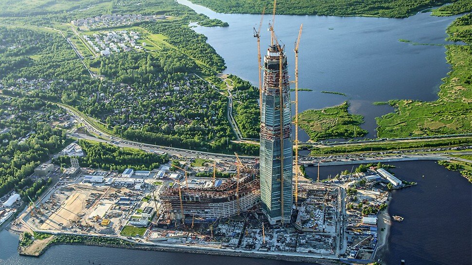 План застройки лахта центра