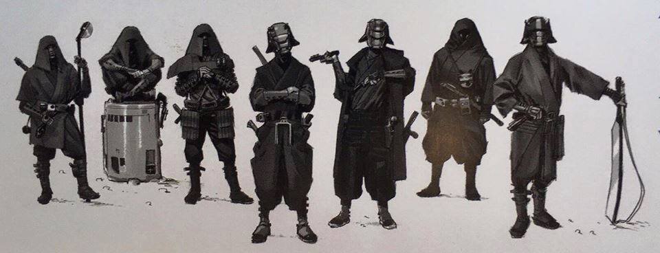 Концепт арт рыцарей Рен