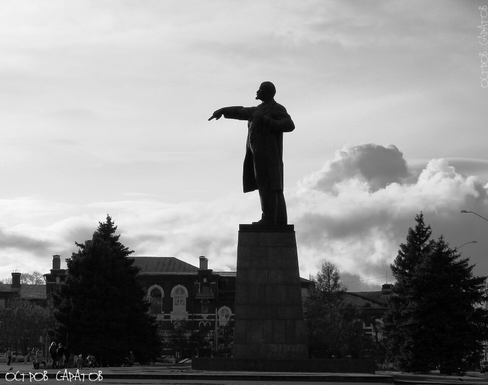 Фото памятника ленину