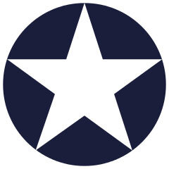 Опознавательный знак авиации США с 6 мая 1942 г. по 28 июня 1943 г.