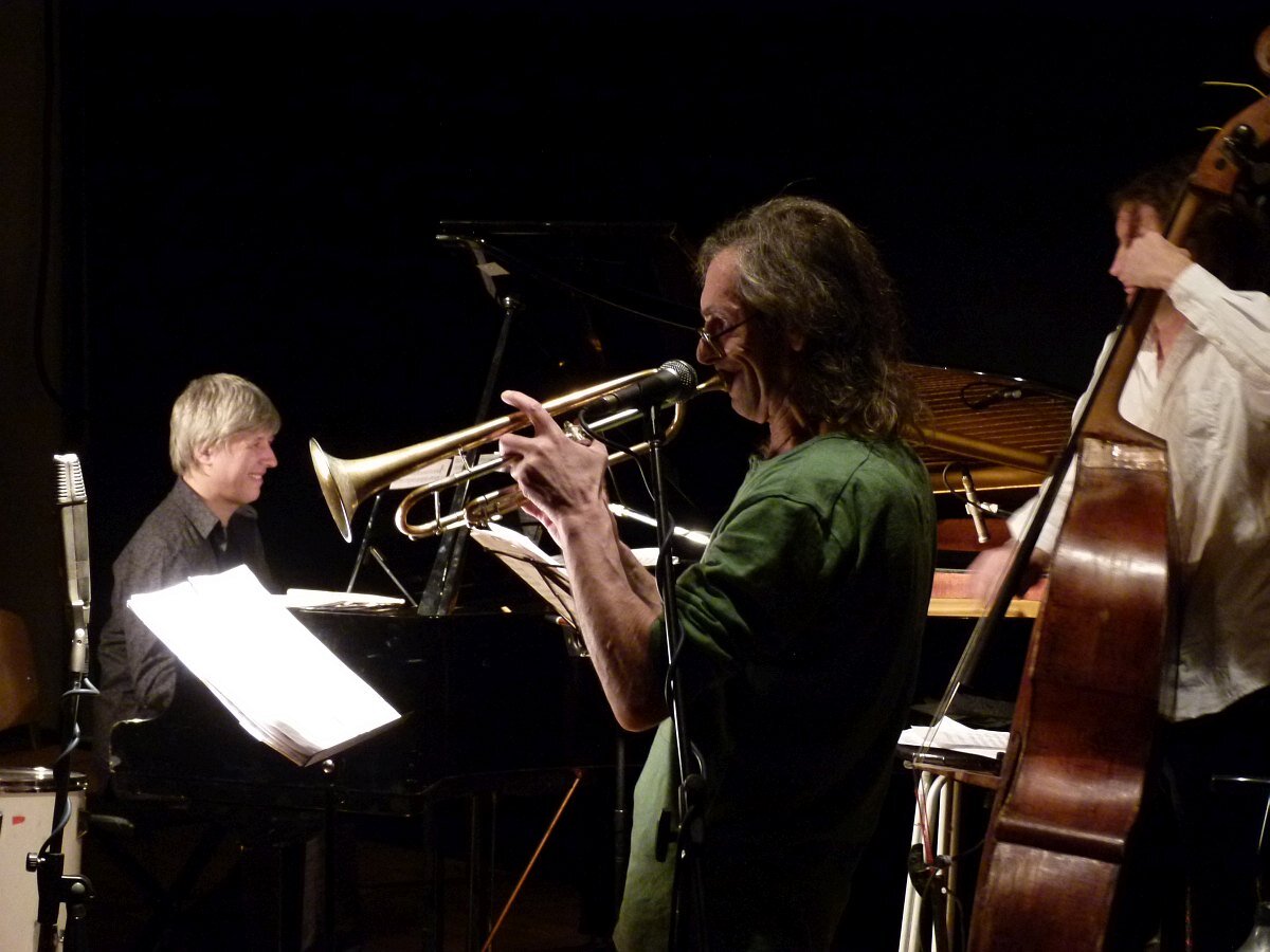 Андрей Кондаков, Вячеслав Гайворонский, Владимир Волков. Премьера программы в Москве, 2011 (фото © Кирилл Мошков)