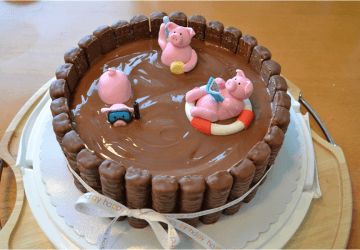 Шоколадные трафареты на торт