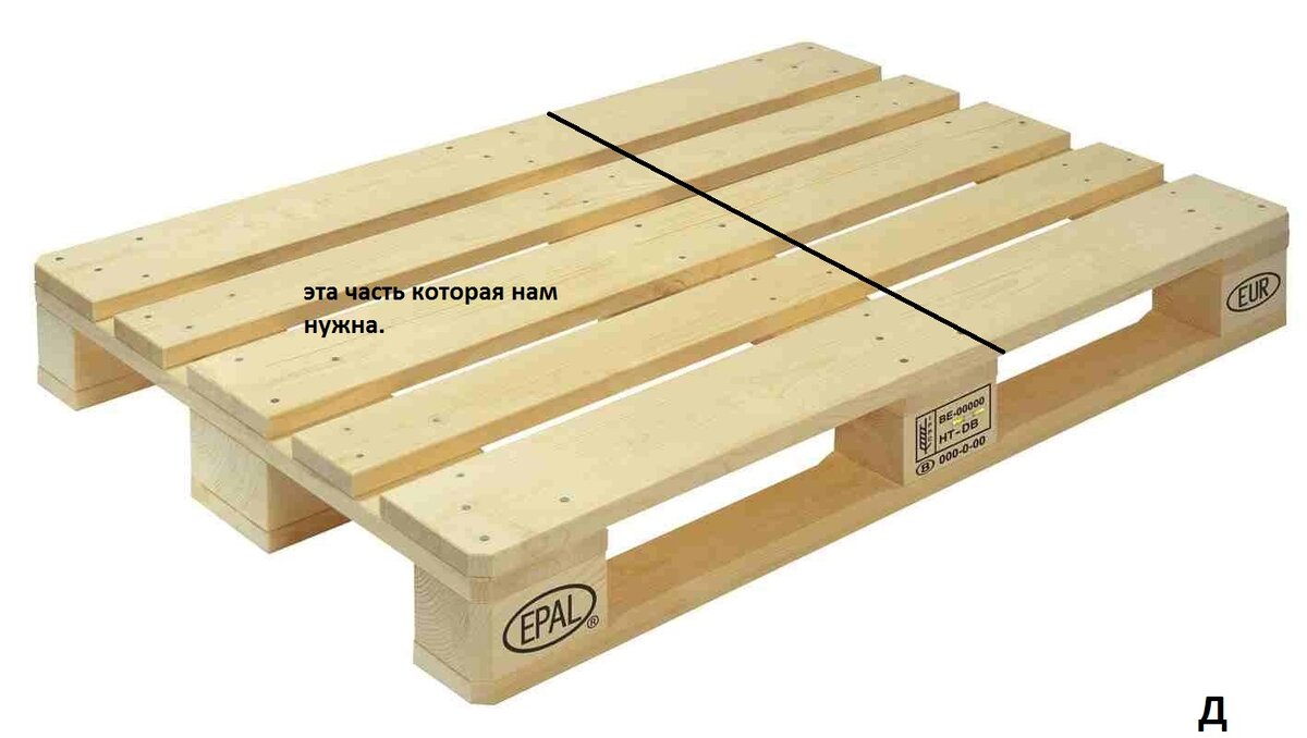  Лучше всего использовать новые поддоны.