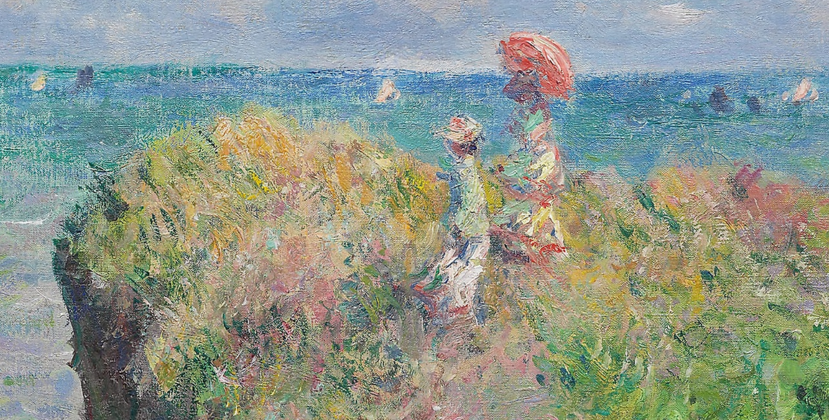 The Cliff Walk at Pourville написана в 1882 г