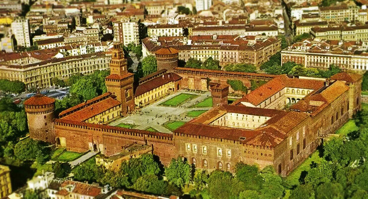 Кастелло Сфорцеско замок Сфорца