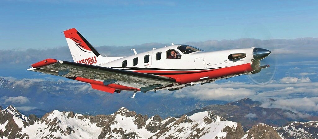 В антарктическом небе – TBM 850. ФОТО: TOPSIMAGES.COM 