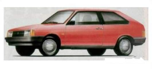 Эскизный рисунок  ВАЗ-2108 в финском журнале 1984 года