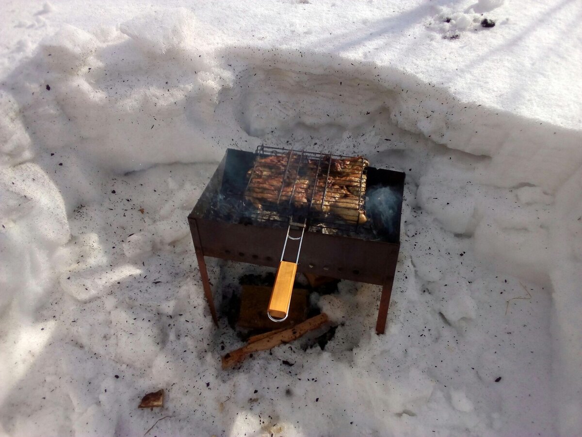 Откопал мангал