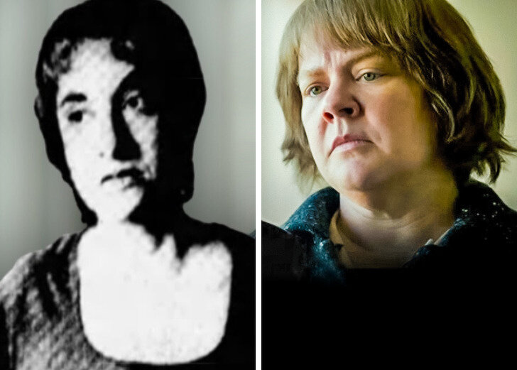 Ли Израэль в жизни и на экране. Источник: Adme.