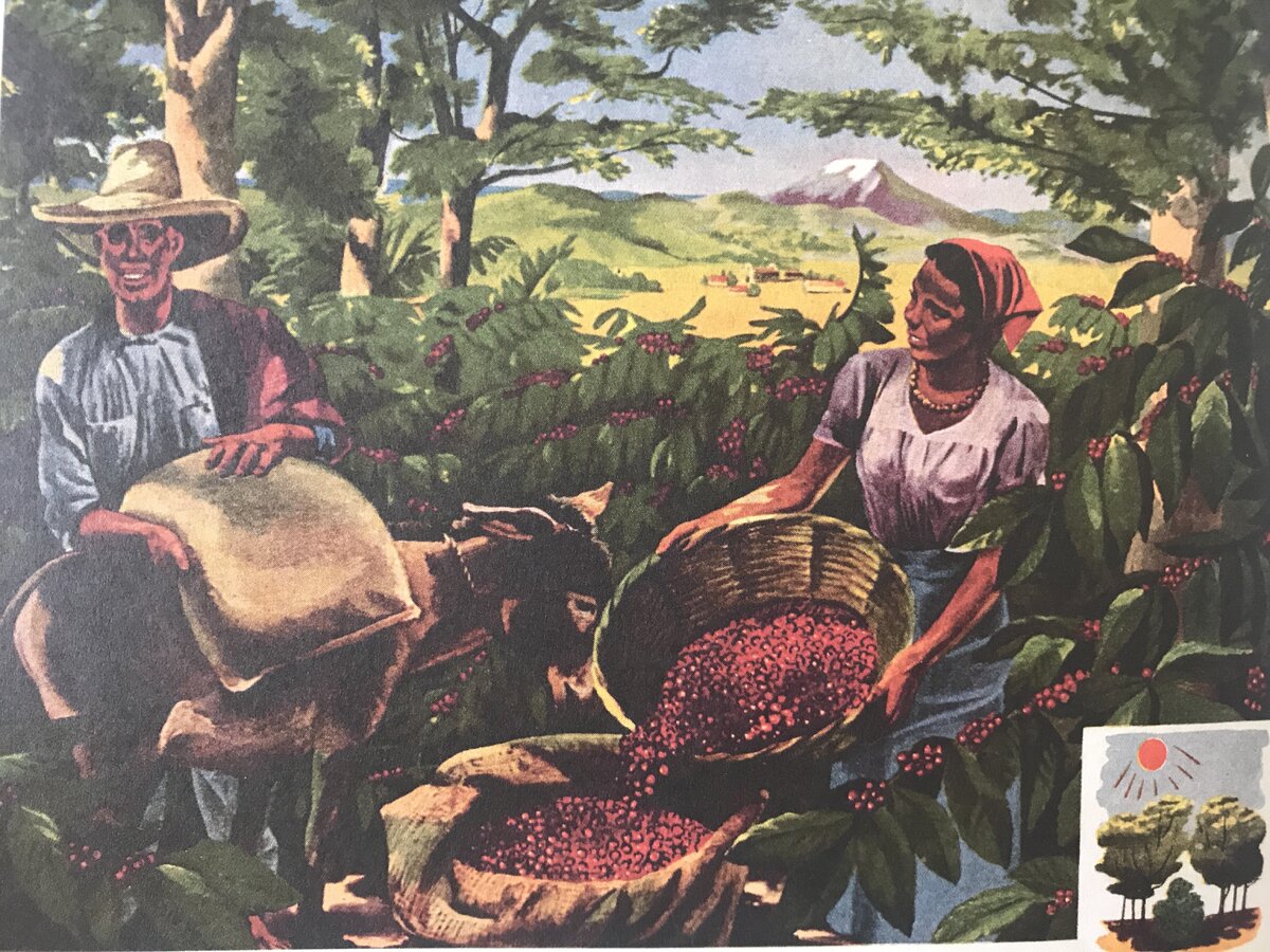 Реклама кофе ХХ века