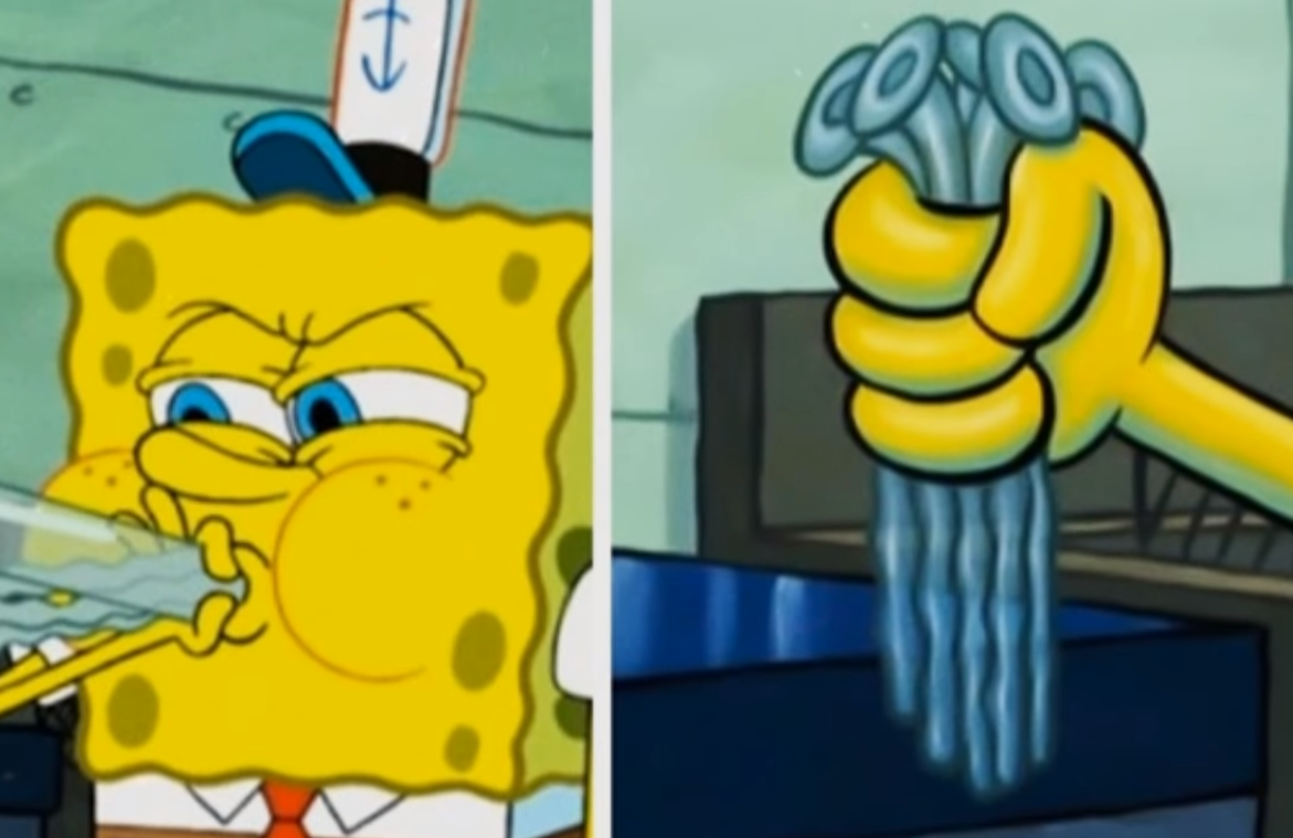 Кадр из мультика "Губка Боб Квадратные Штаны"