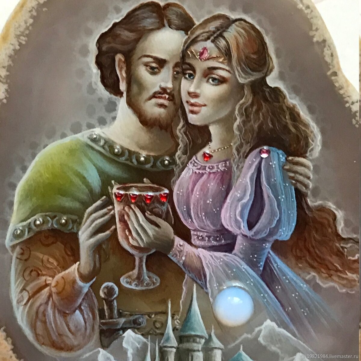 Изотова Марина, "Любовь вечная" | https://www.livemaster.ru/item/22672709-ukrasheniya-lyubov-vechnaya