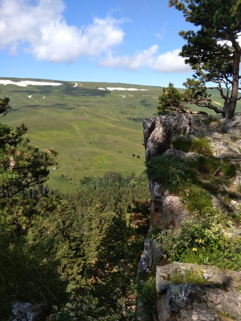 Вид на плато Лаго-Наки. 