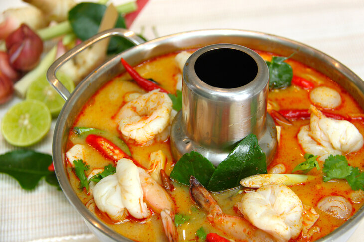 Суп tom yum самый популярный в мире