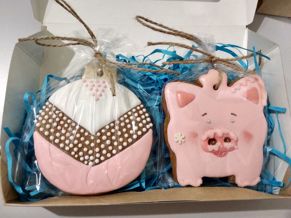 Тематические пряники на новый год