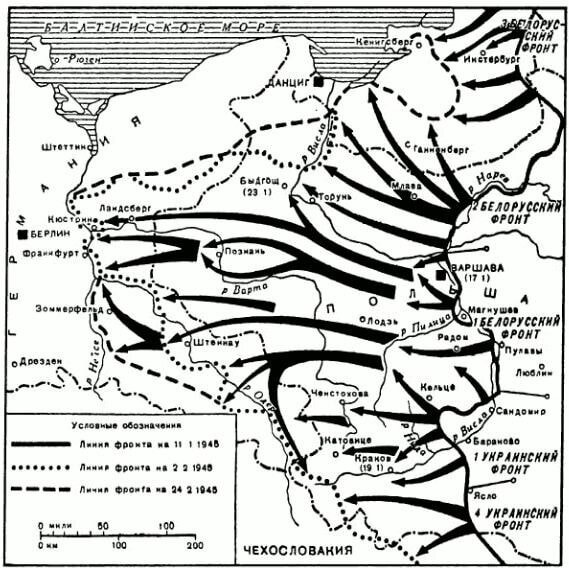 Висло одерская операция рисунок