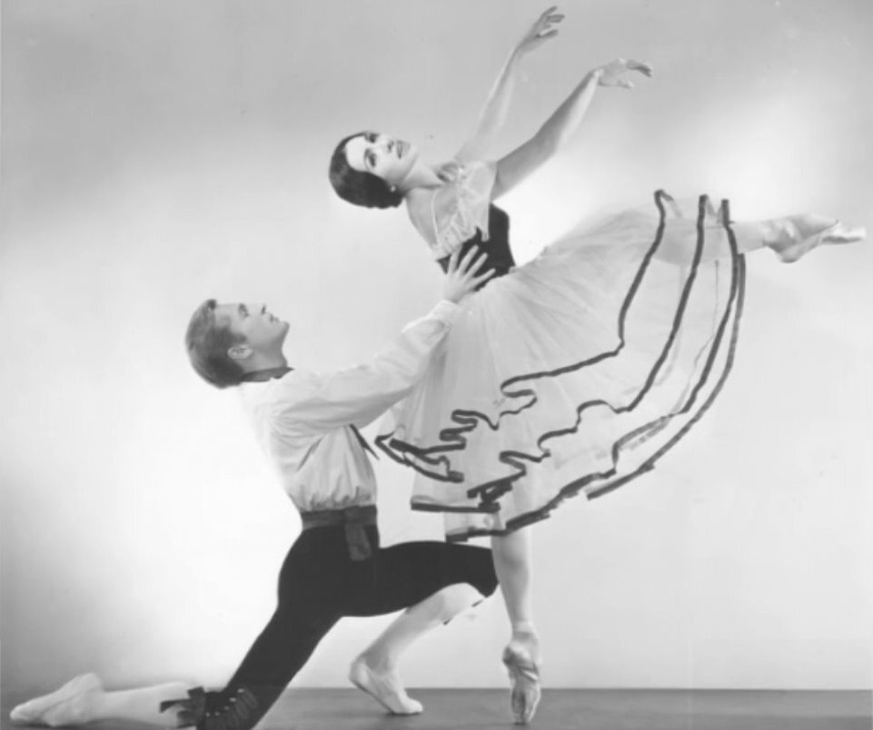Эрик Брун и Соня Арова в 1962 году. Фото - @ErikBruhnFans