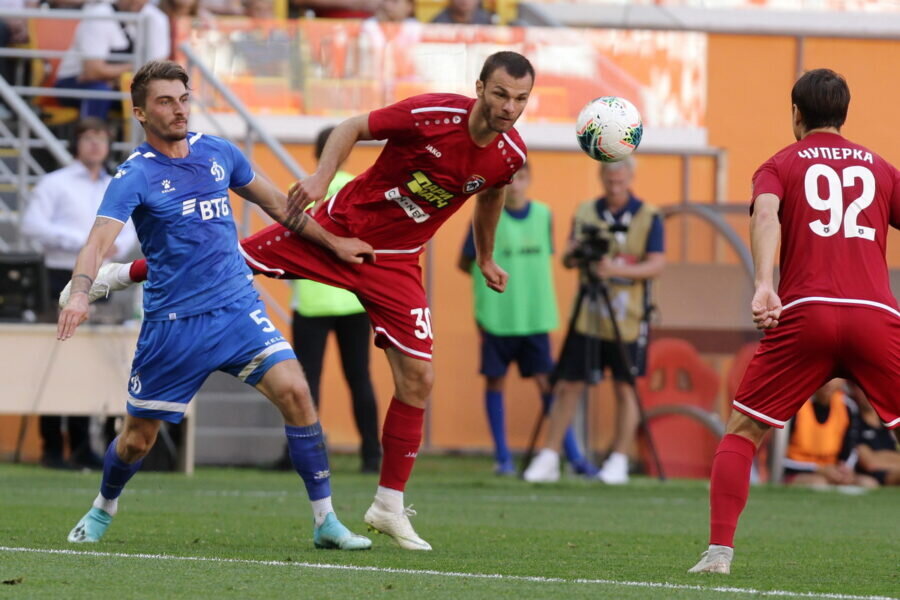 Матч РПЛ "Тамбов" - "Динамо"