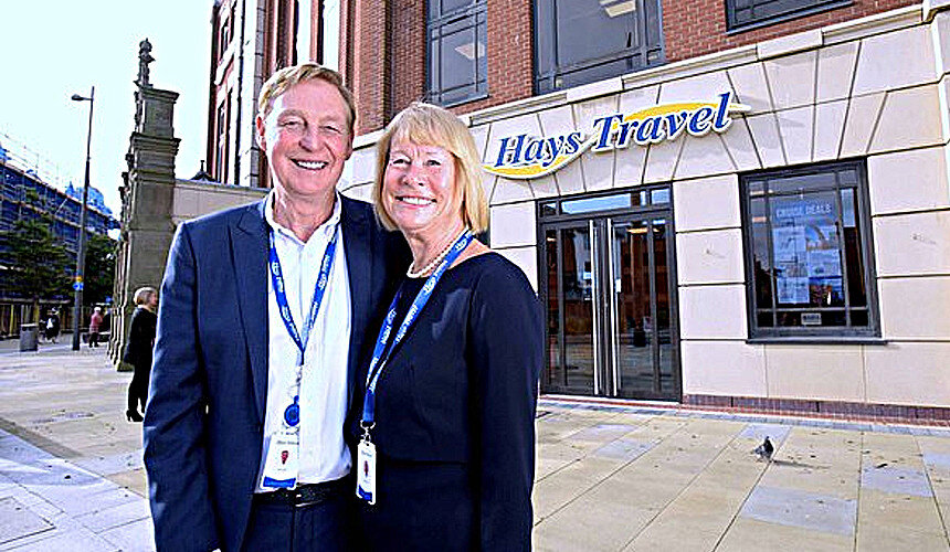 Джон Хейс, основатель и управляющий директор, и Ирен Хейс, председатель Hays Travel Group
