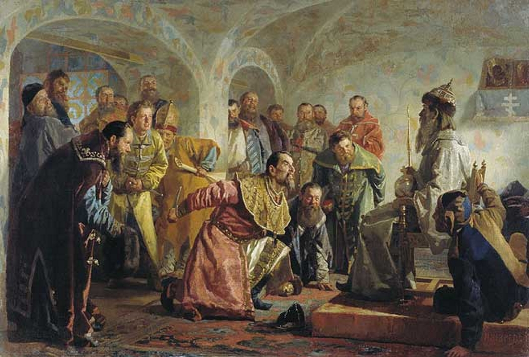 Иван Грозный и опричники
