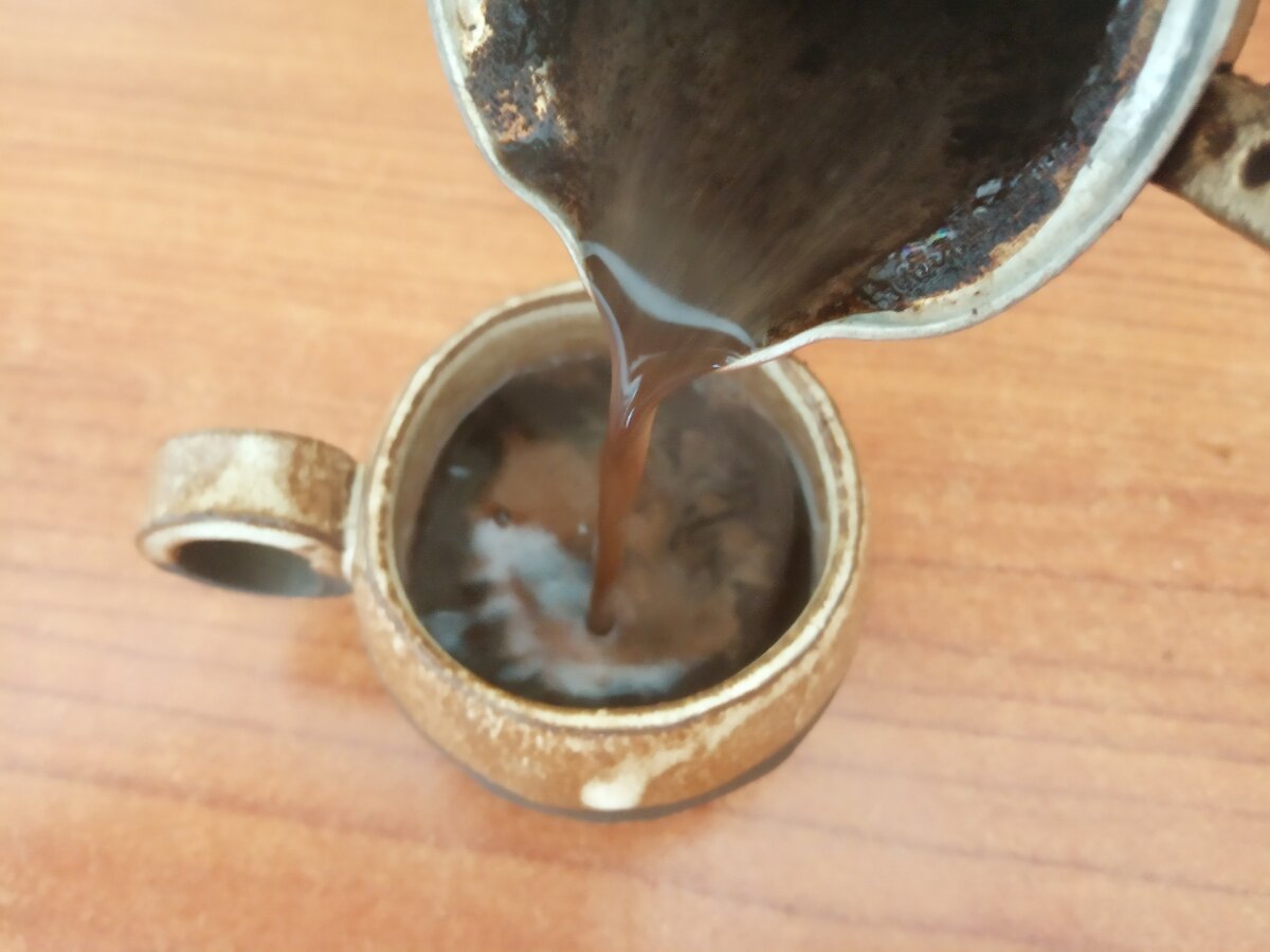 Кипящее кофе