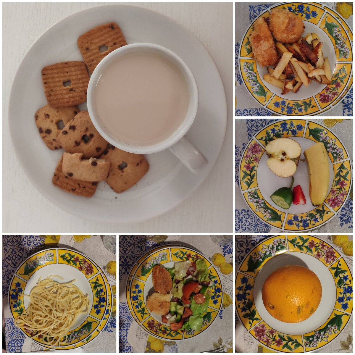 Зачем мне худеть? Коллаж еды за 3.04.20