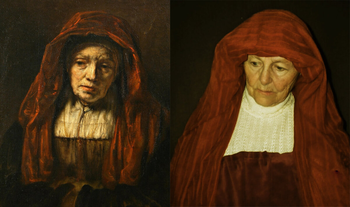 Рембрандт Харменс ван Рейн, «Портрет старушки», 1655 г.