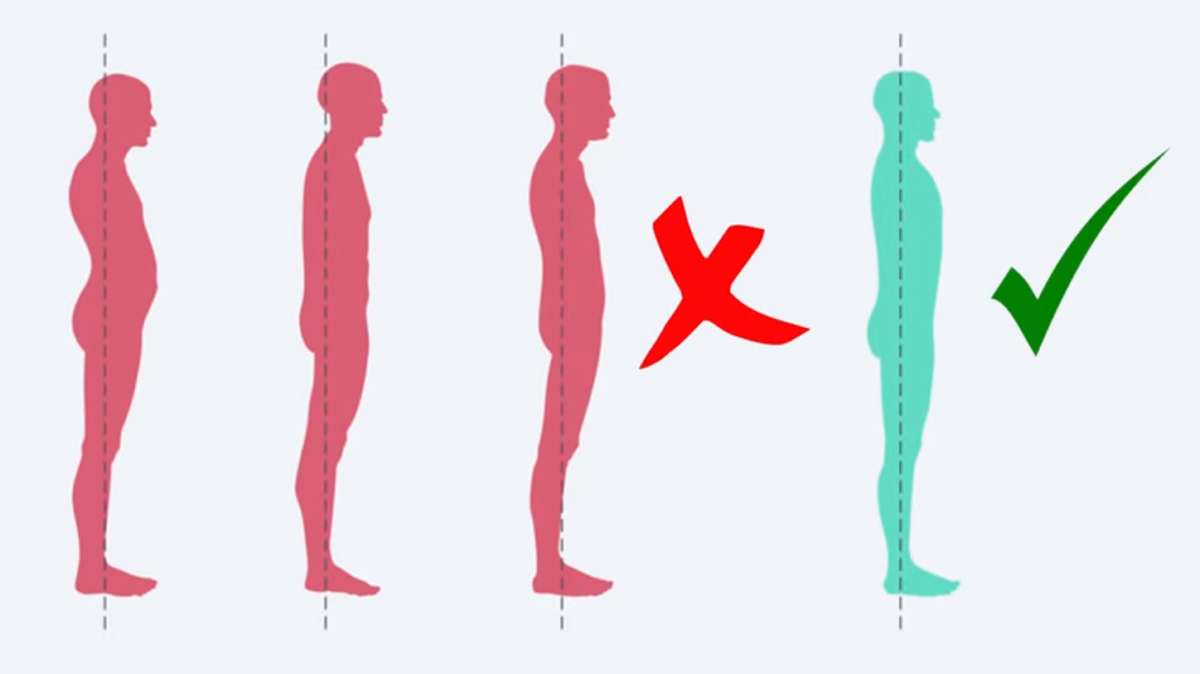 Проверка на правильность осанки.