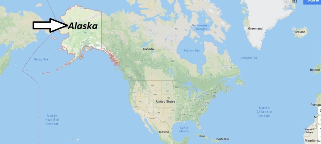 Полуостров аляска карта