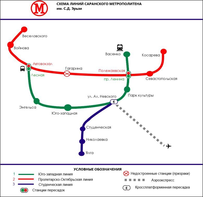 Карта метро киров