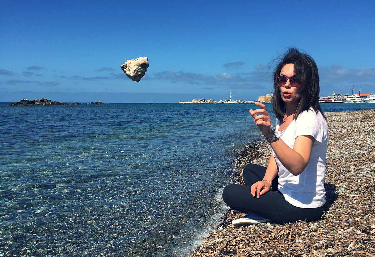 Пляж в Пафосе. Фото SEA Влог