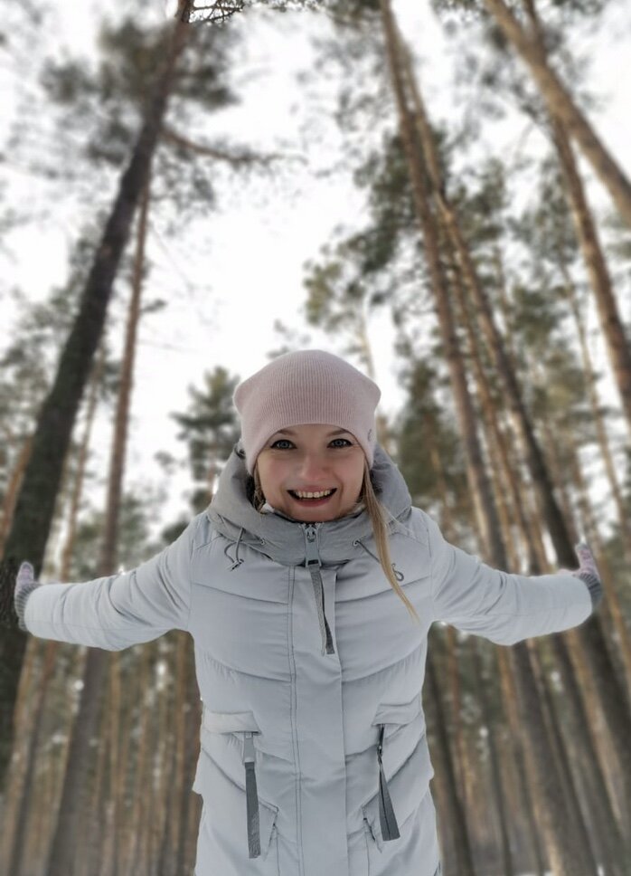 Сибирь. Тайга.  Зима.