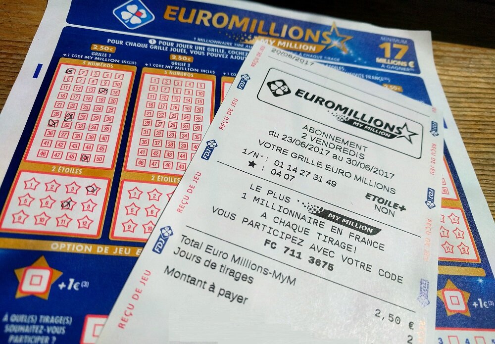 Билеты лотереи EuroMillions