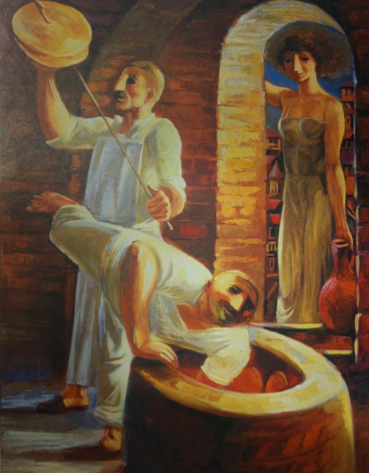 Николай Игнатов. Грузинский хлеб. 1980. Холст, темпера